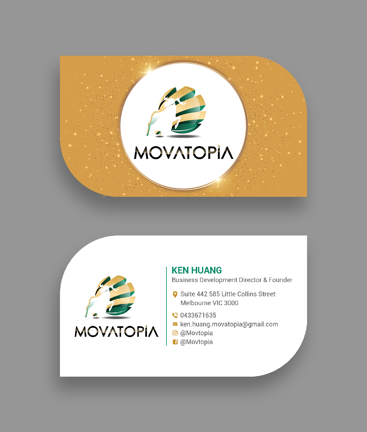 Business Card Design by DesignShout for this project | Design #29766348