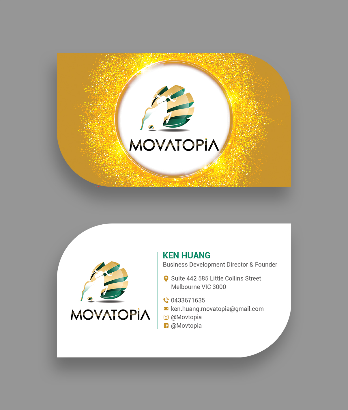 Business Card Design by DesignShout for this project | Design #29766399