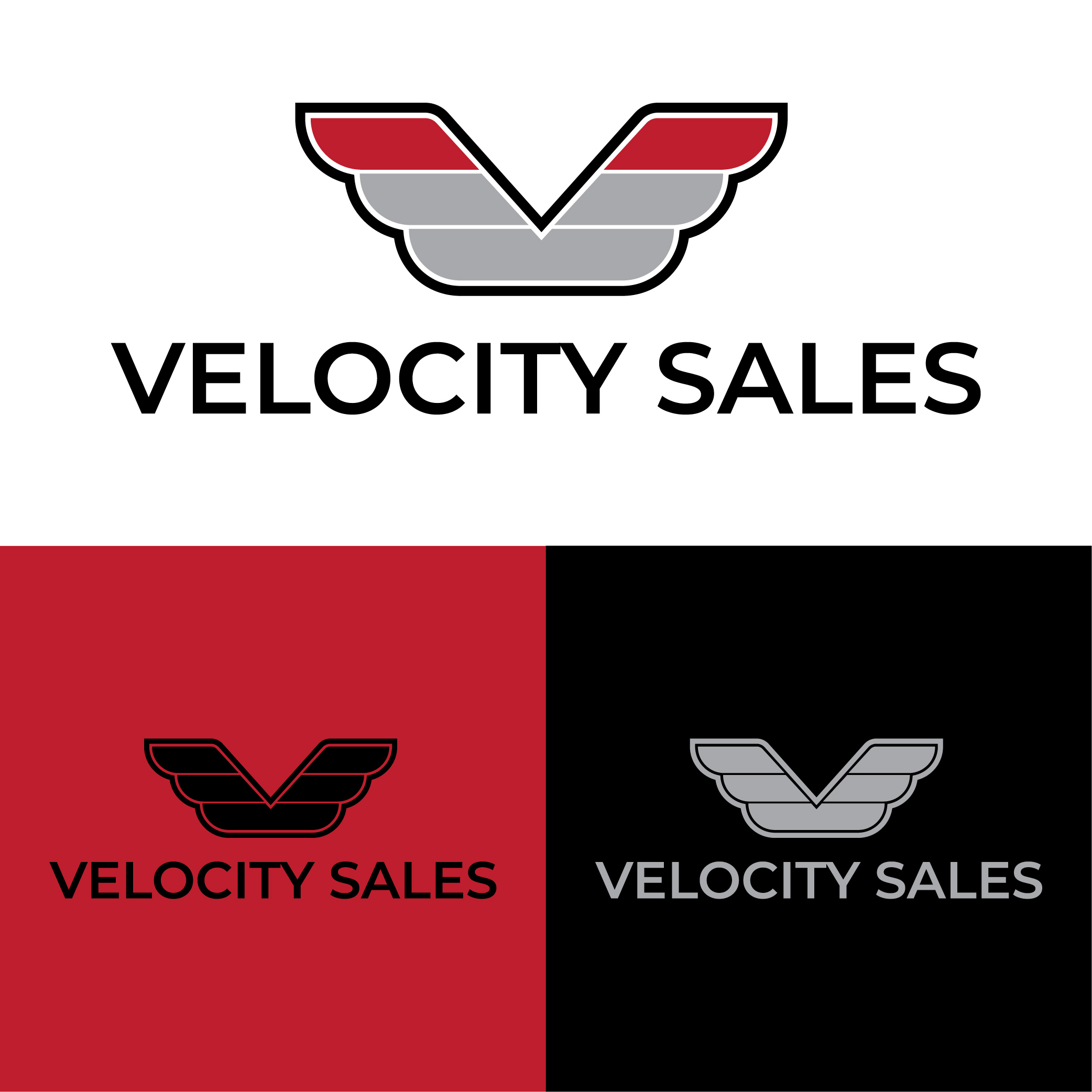 Logo Design by Iam Studio for Velocity Sales | Design #29773308