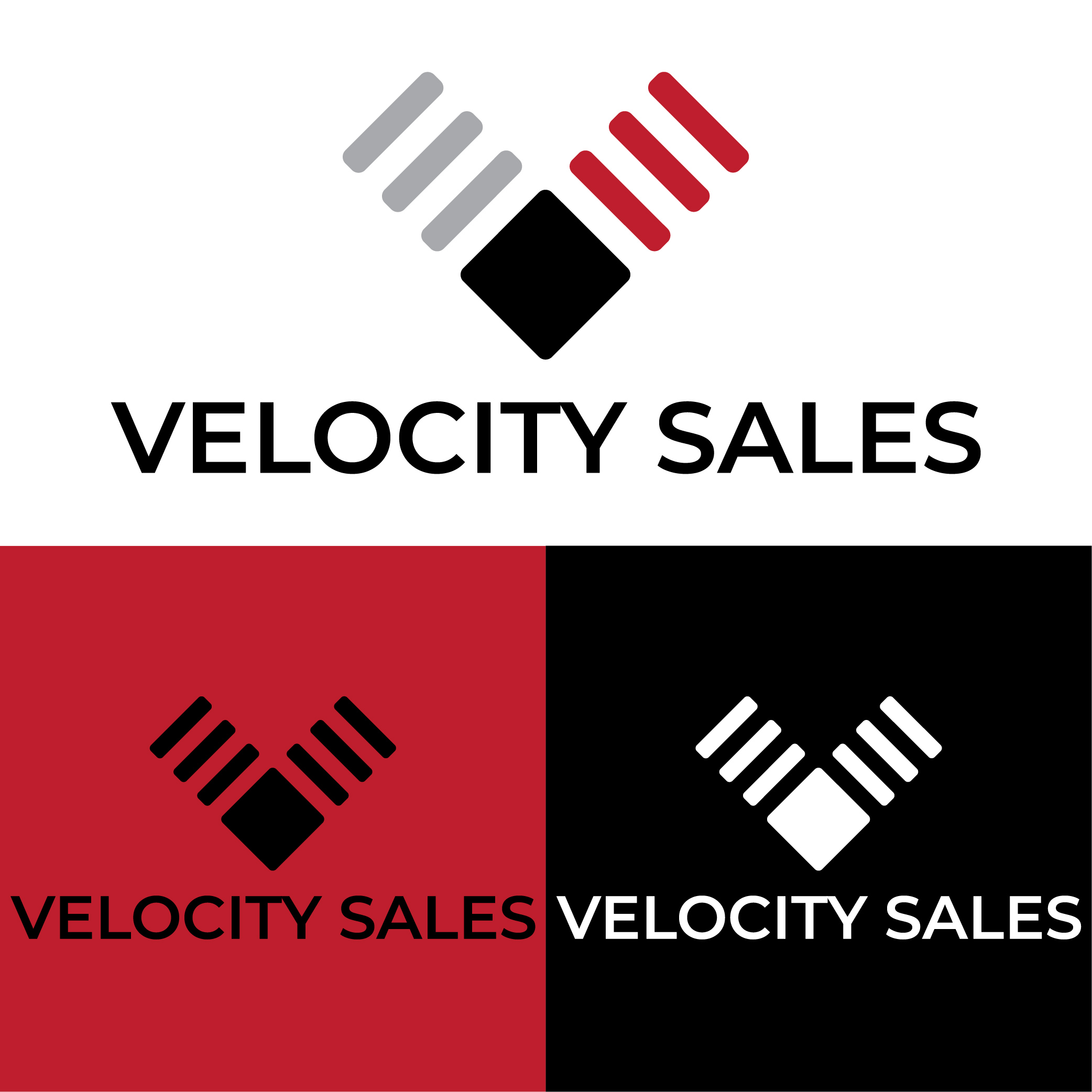 Logo Design by Iam Studio for Velocity Sales | Design #29773634