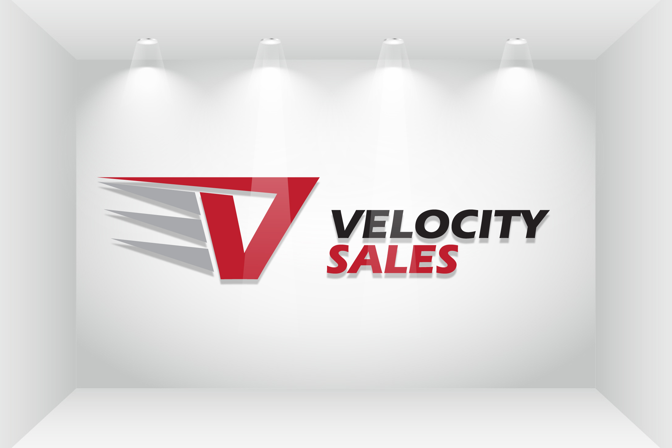 Logo Design by R.Bello for Velocity Sales | Design #29795027