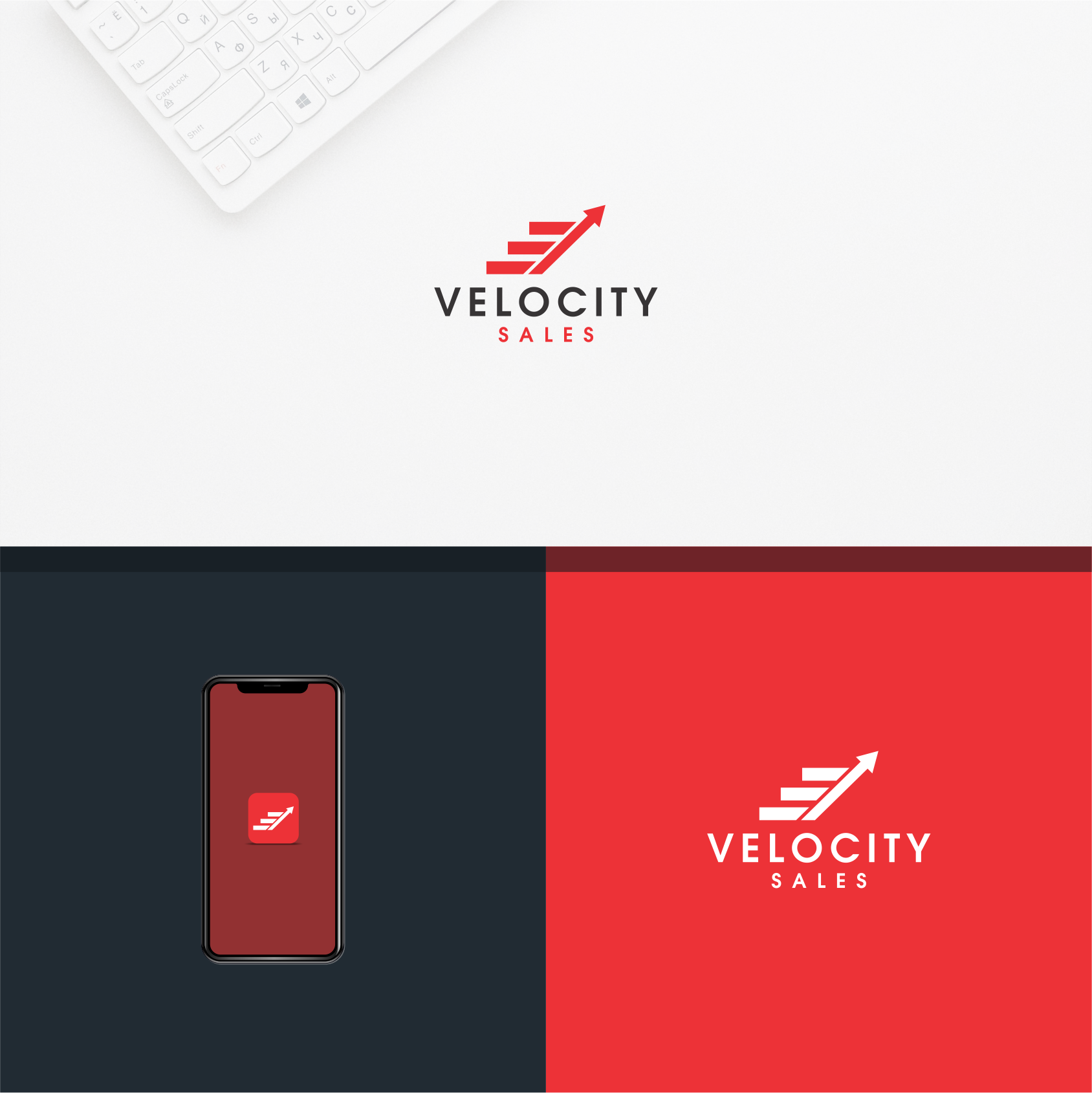 Logo Design by Jozjozan.Std™ for Velocity Sales | Design #29795819