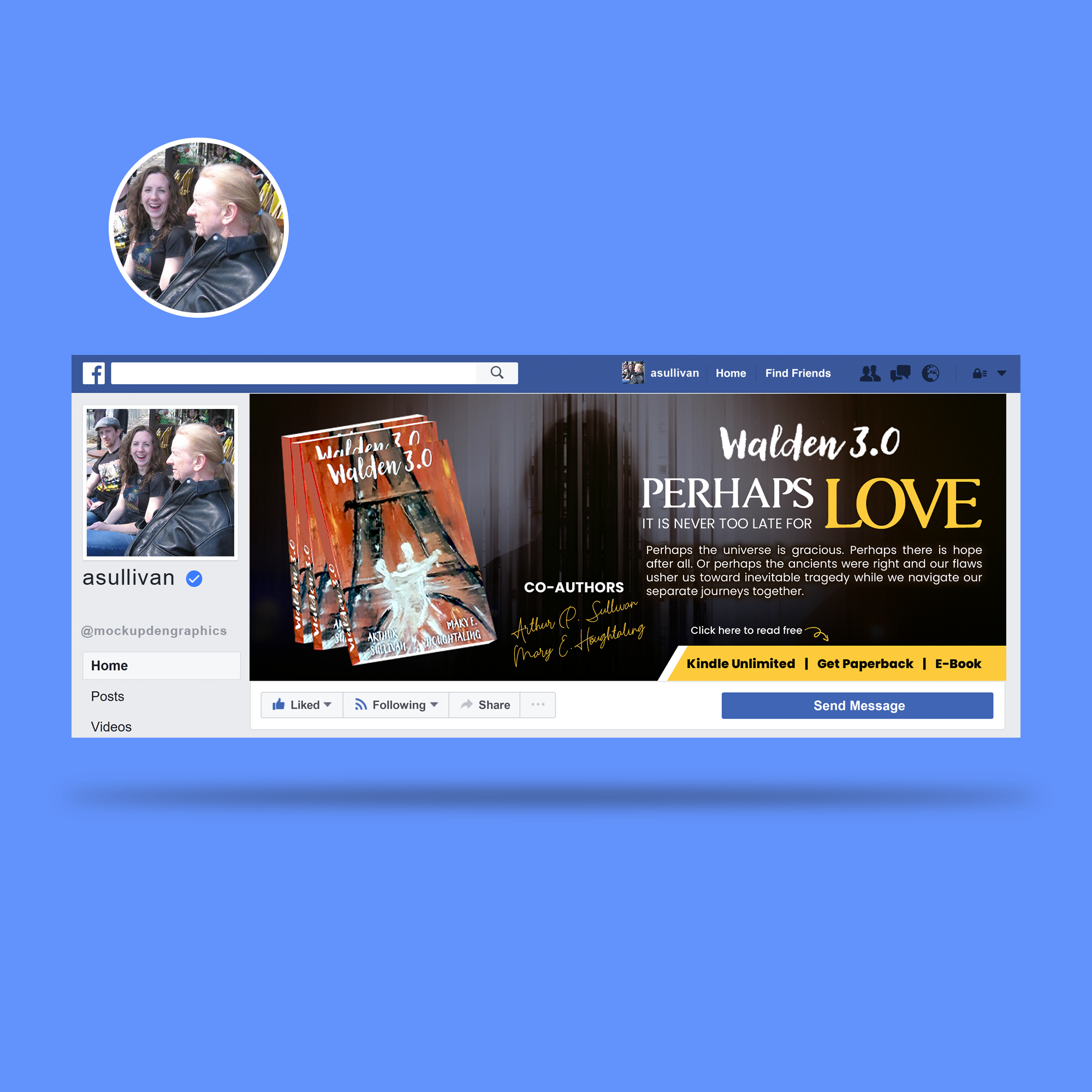 Facebook Design by buntijee1122 for Mentalhealthline.com, inc. | Design #29806547