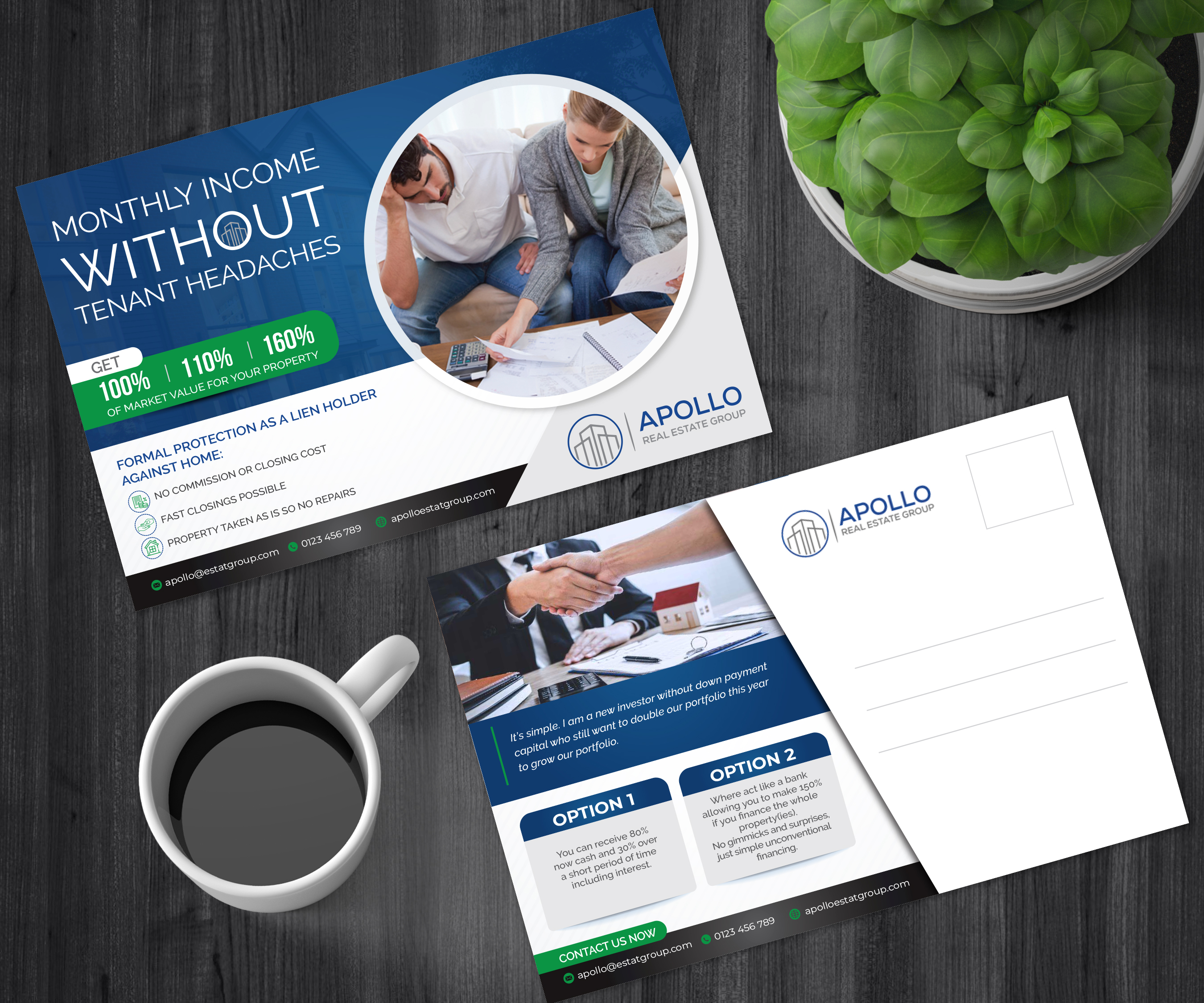 Postcard Design by alex989 for this project | Design #29771387