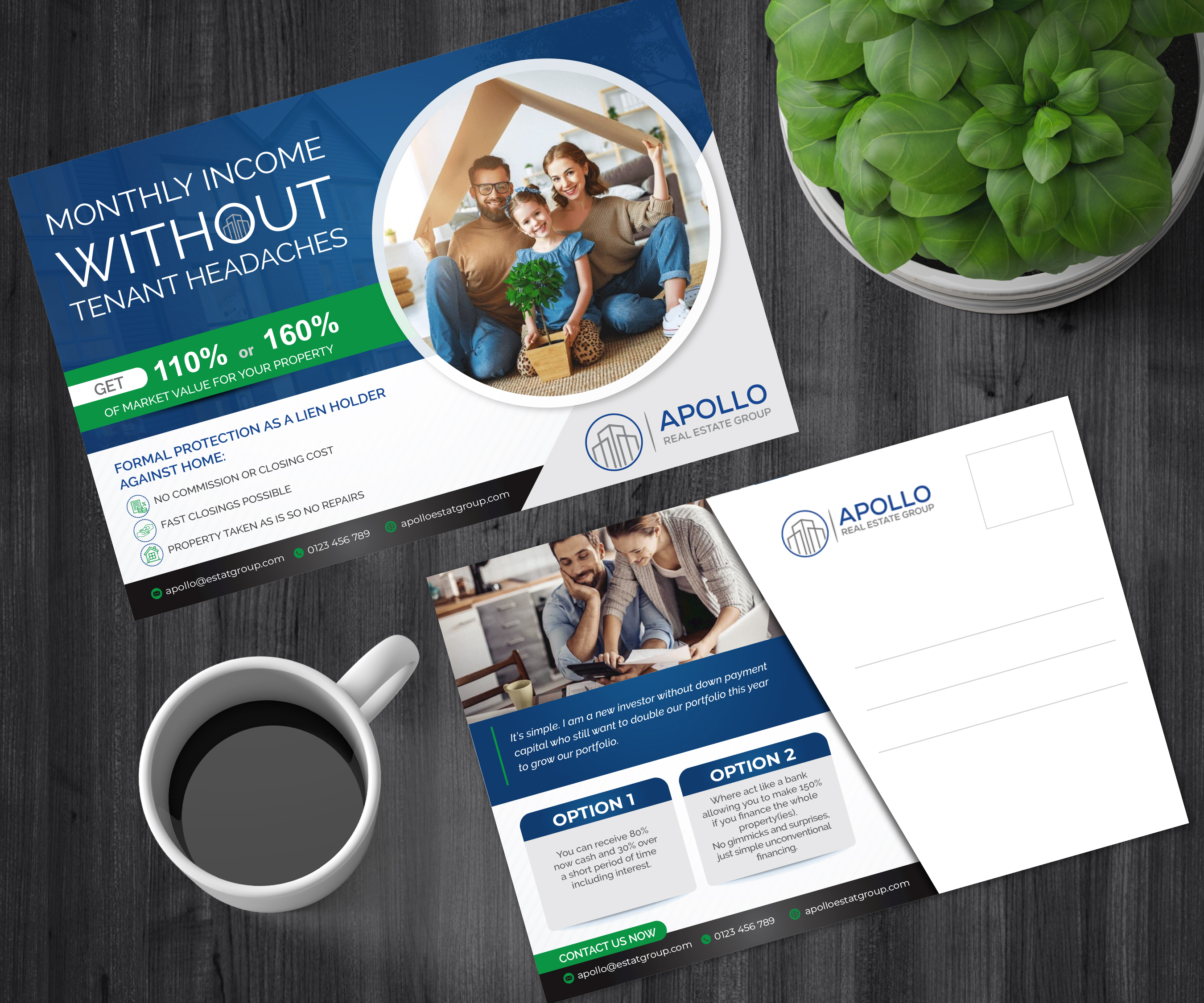 Postcard Design by alex989 for this project | Design #29819222