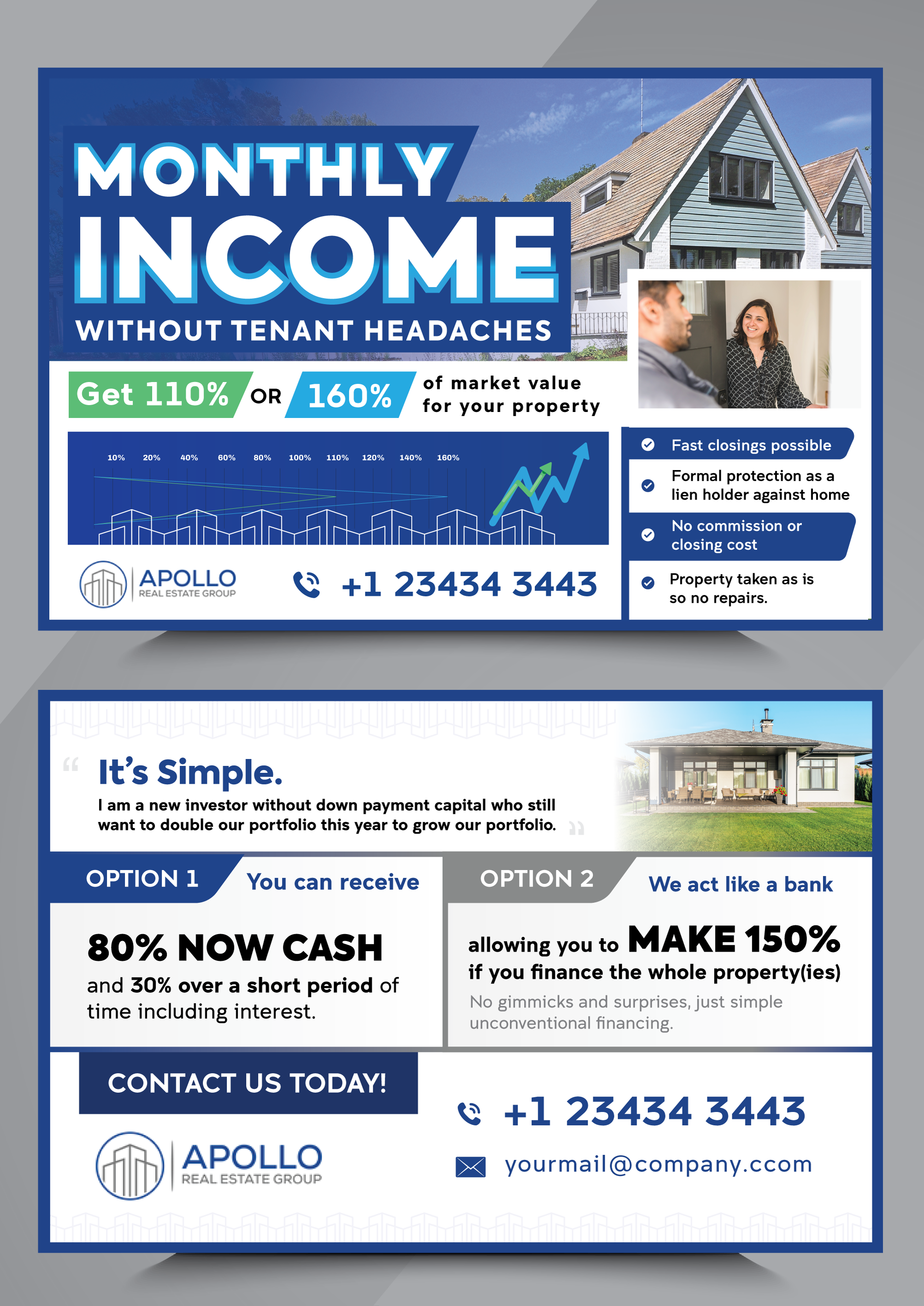 Postcard Design by DesignGenie for this project | Design #29798422