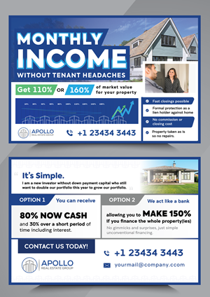 Postcard Design by DesignGenie for this project | Design: #29798422