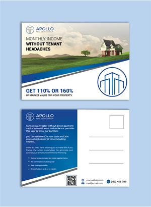 Postcard Design by 3Guys for this project | Design: #29778559