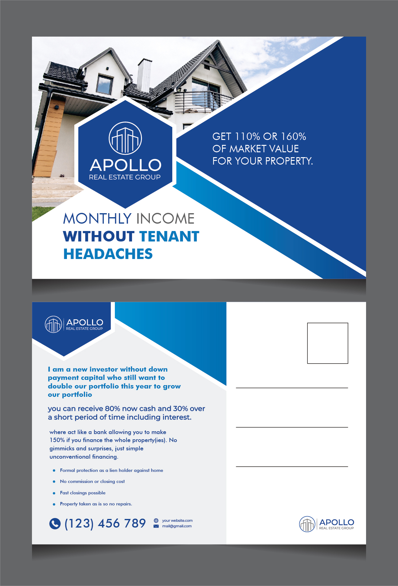 Design de Carte Postale par 3Guys pour ce projet | Design #29778566