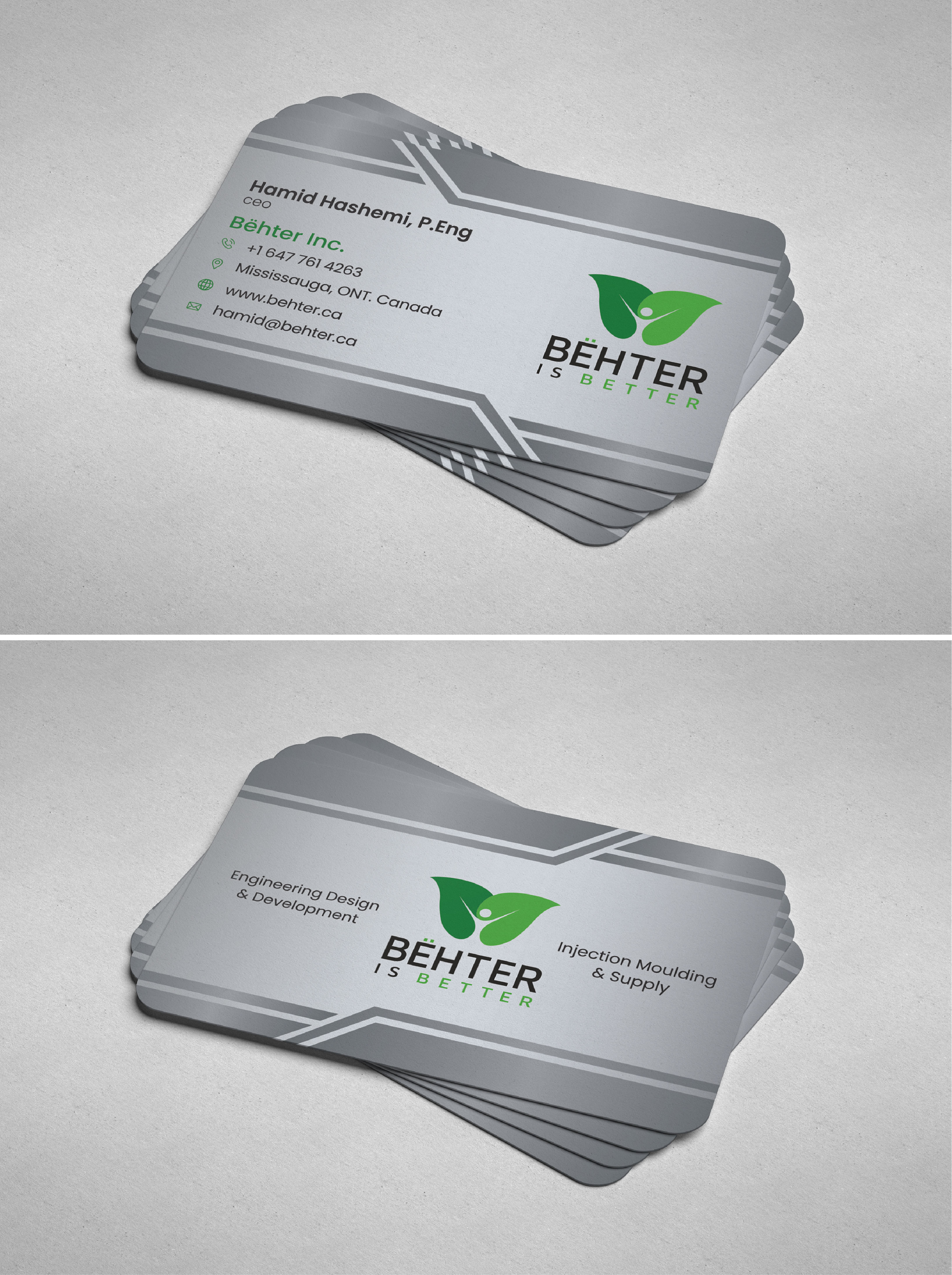 Visitenkarten-Design von Creative Service6 für Behter Inc. | Design #29864638