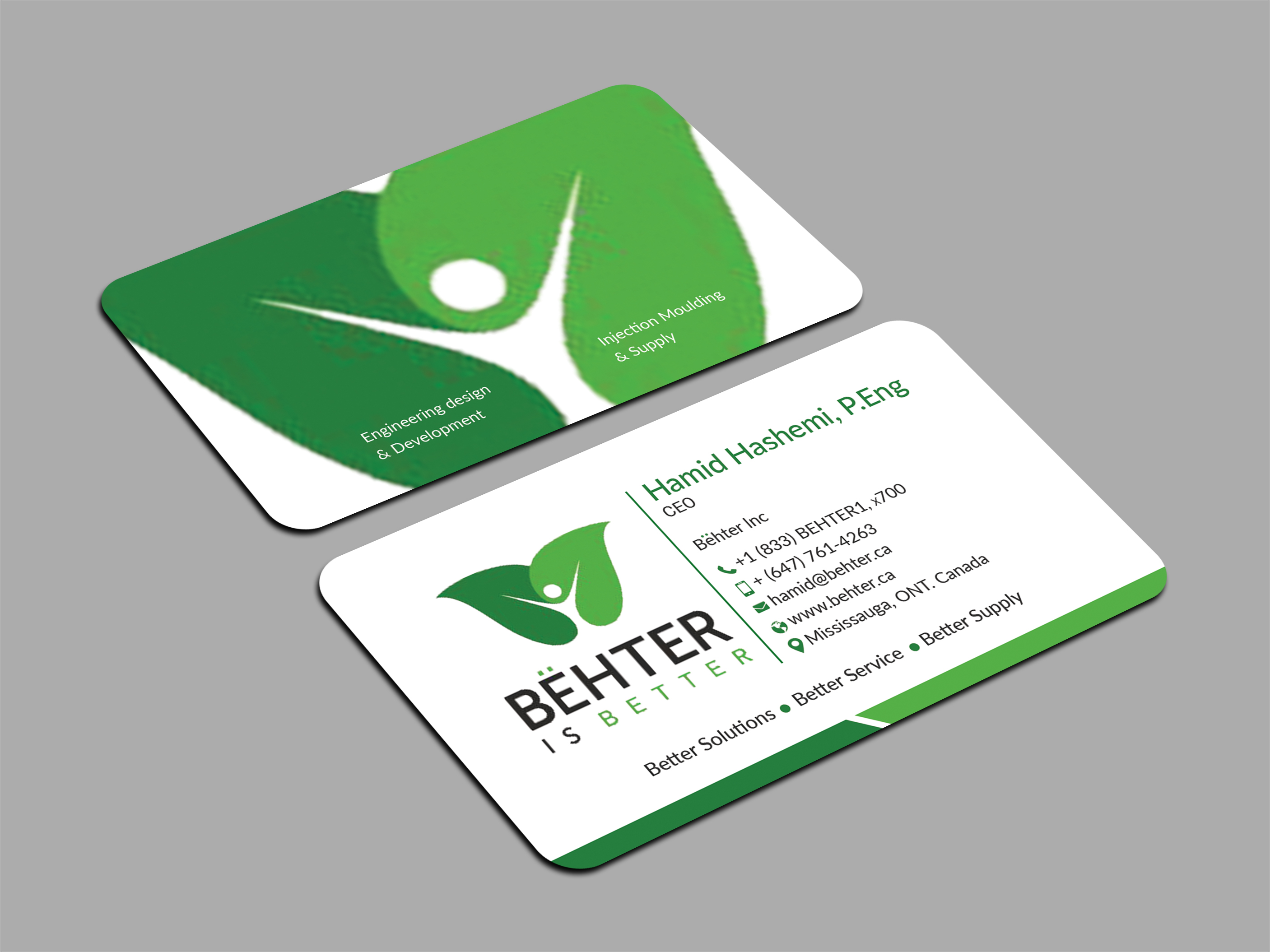 Diseño de Tarjeta de Presentación por Expert Bappy para Behter Inc. | Diseño #29907932