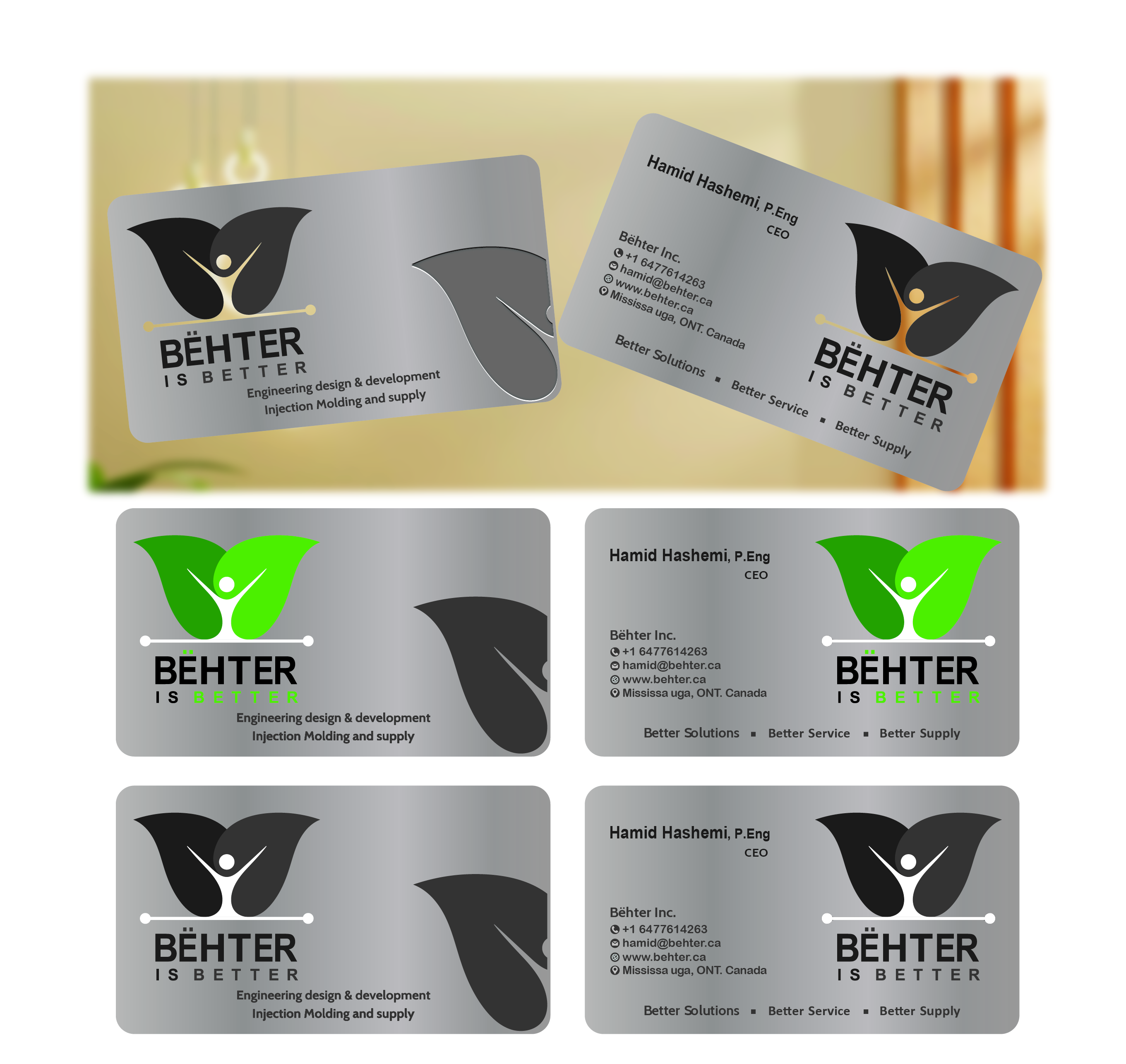 Diseño de Tarjeta de Presentación por VKreativez para Behter Inc. | Diseño #29796428