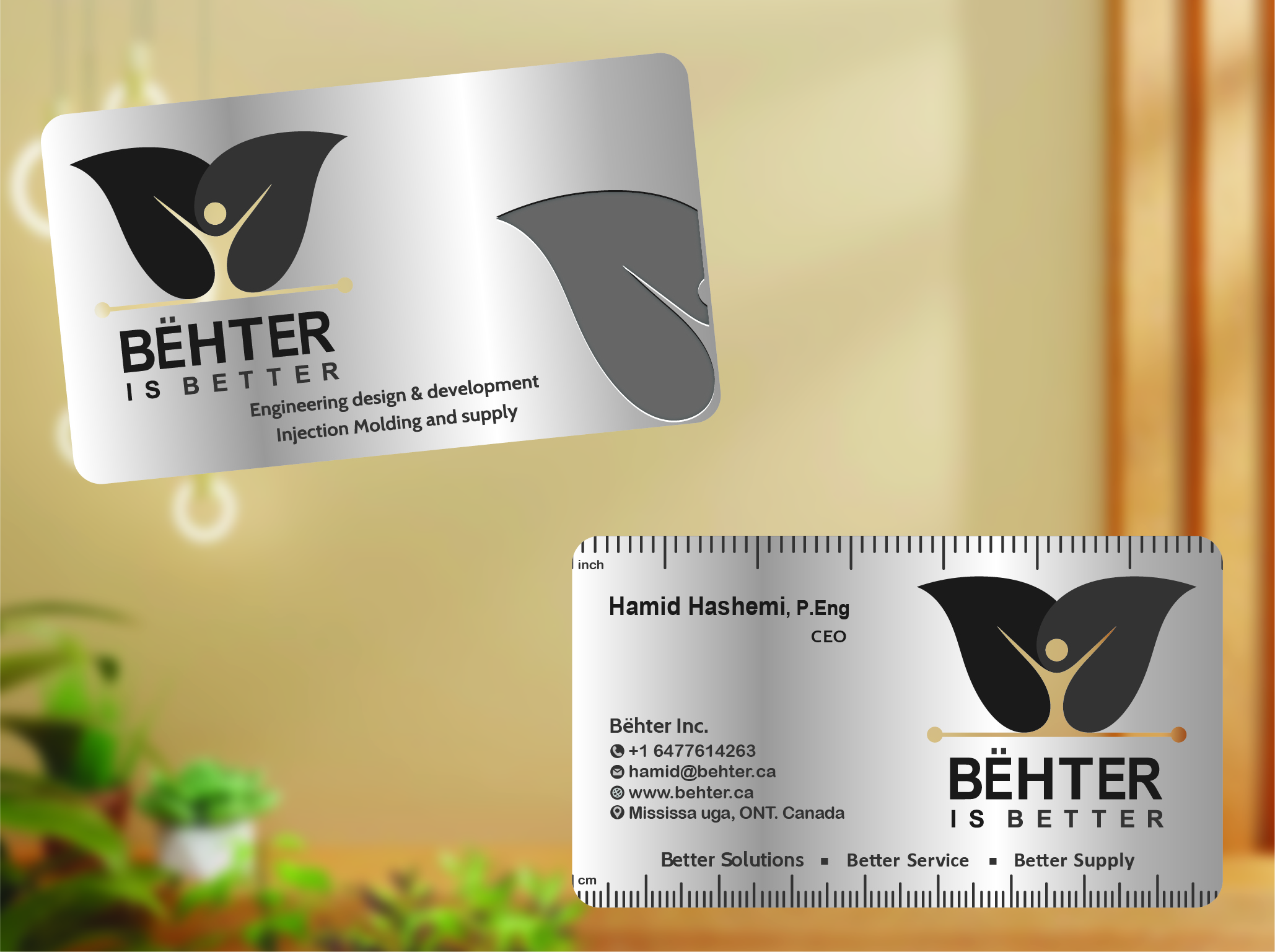 Visitenkarten-Design von VKreativez für Behter Inc. | Design #29796664