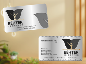 Visitenkarten-Design von VKreativez für Behter Inc. | Design: #29796664