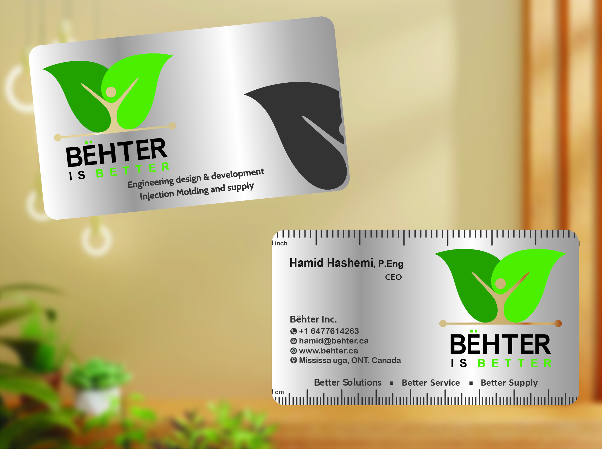 Visitenkarten-Design von VKreativez für Behter Inc. | Design #29806961