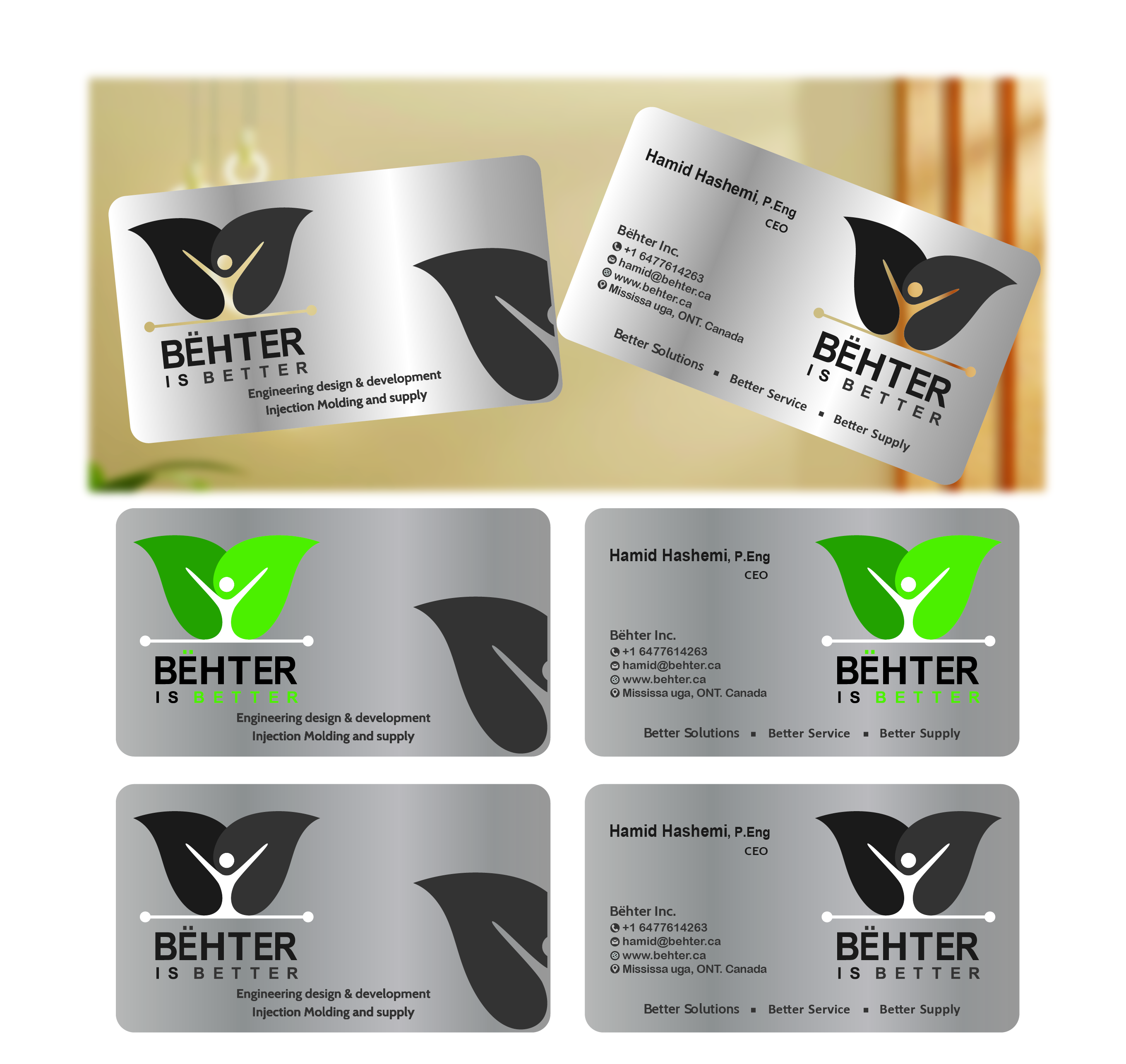 Design de Carte de Visite par VKreativez pour Behter Inc. | Design #29806967