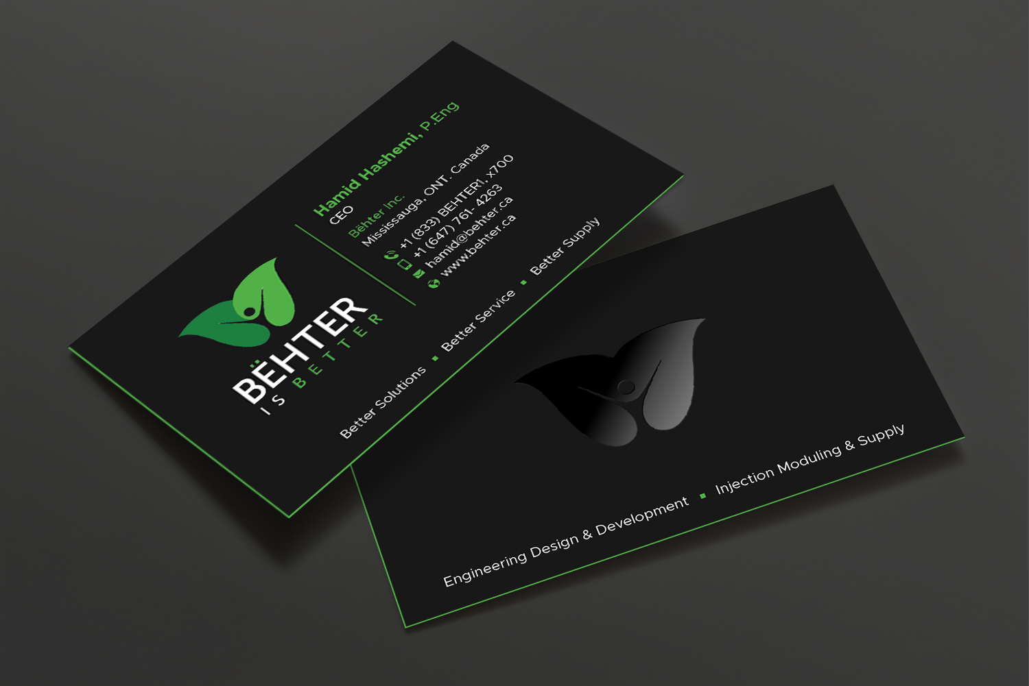 Design de Carte de Visite par DesignShout pour Behter Inc. | Design #29770611