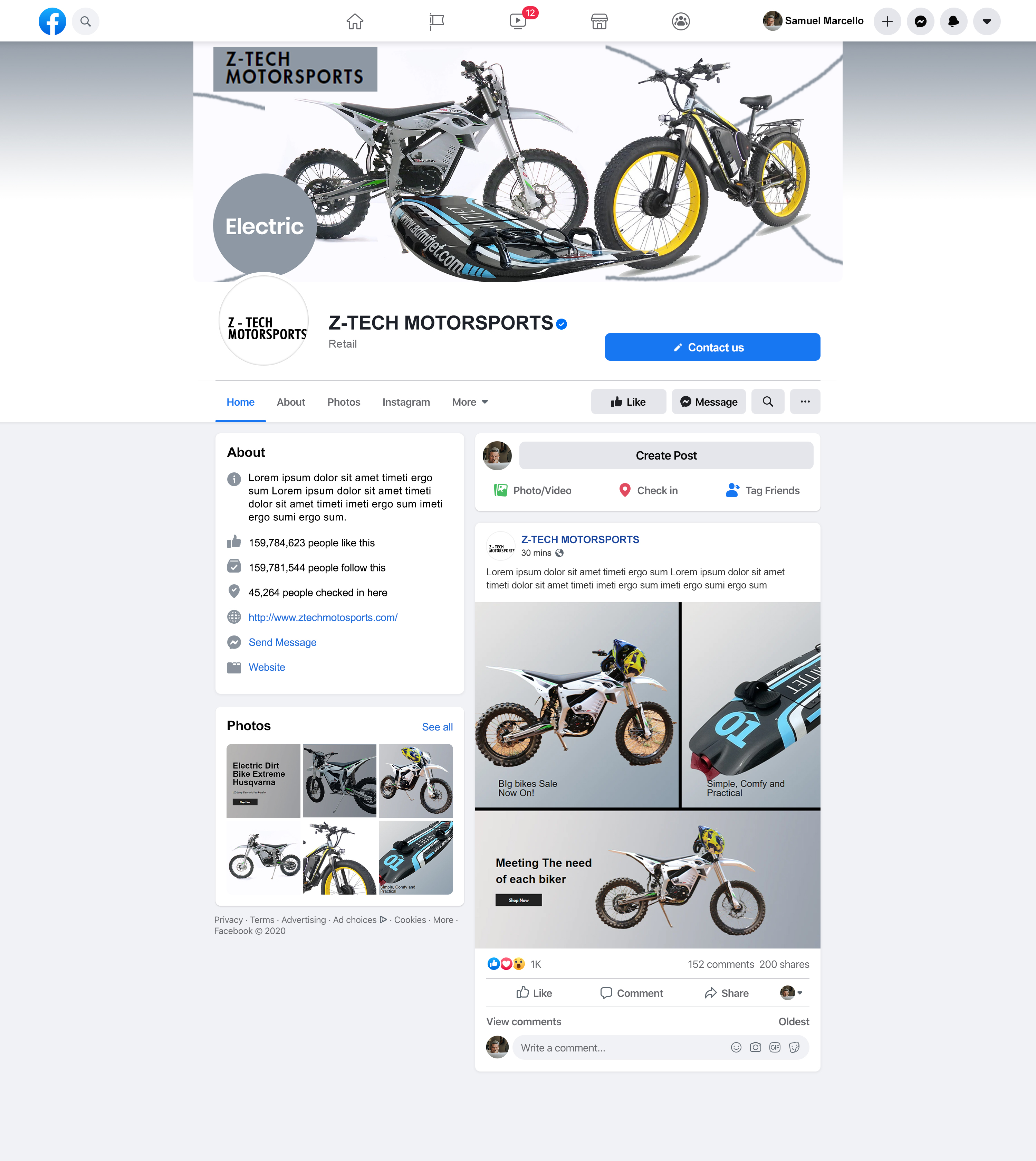 Facebook Design by Sa.muel for this project | Design #29770633