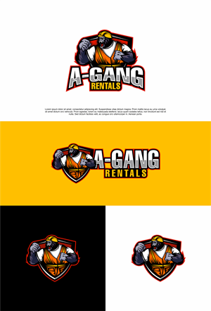 Logo-Design von Nembelas Studio für A-GANG EQUIPMENT RENTALS LLC | Design: #29861820