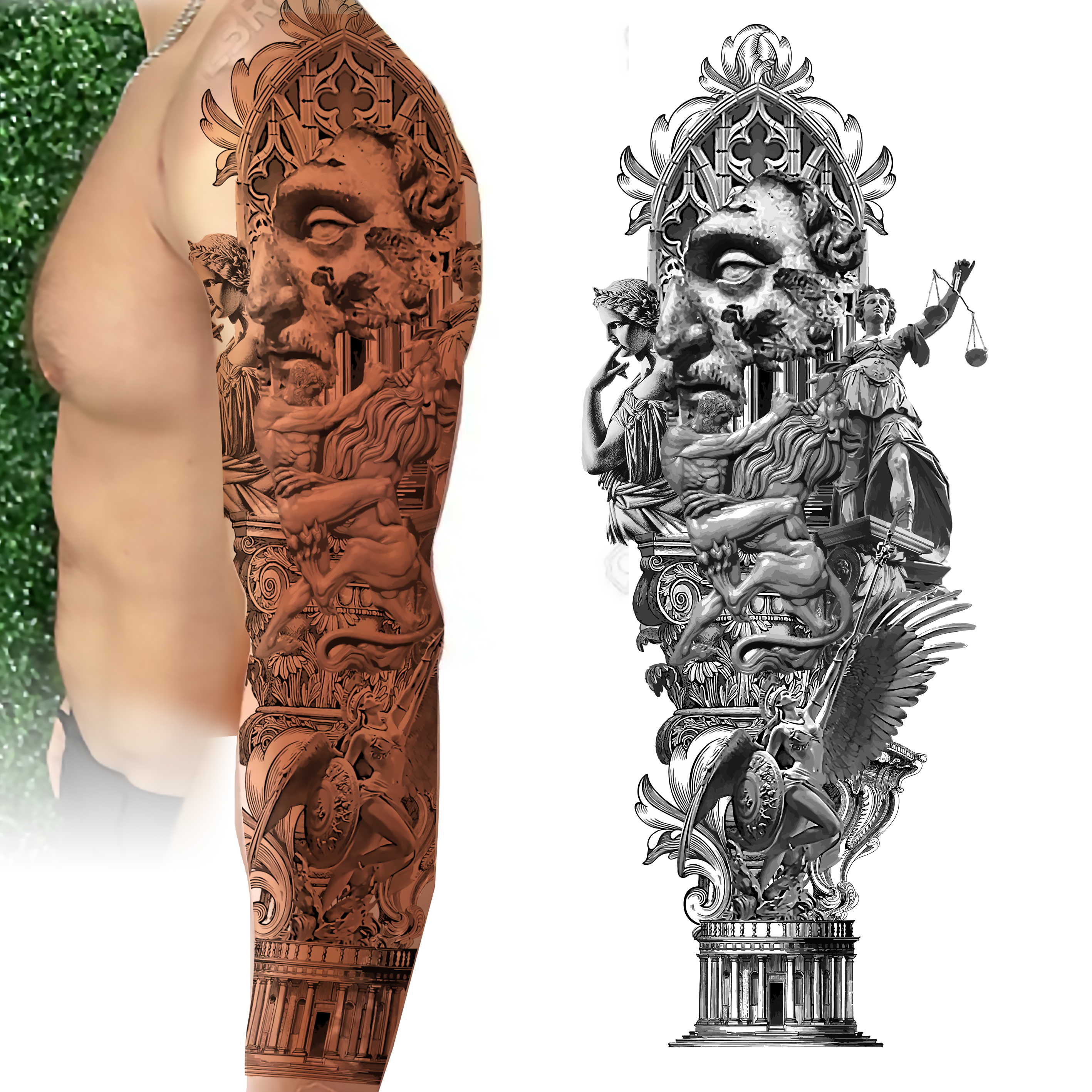Tattoo Design by Jose Lopez ( Verified Pro Designer ) for this project | Design #29772956