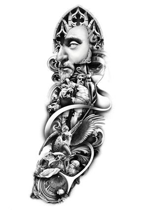 Tattoo Design by 29art