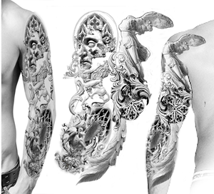 Tattoo Design by Jamal 12 for this project | Design #29784874