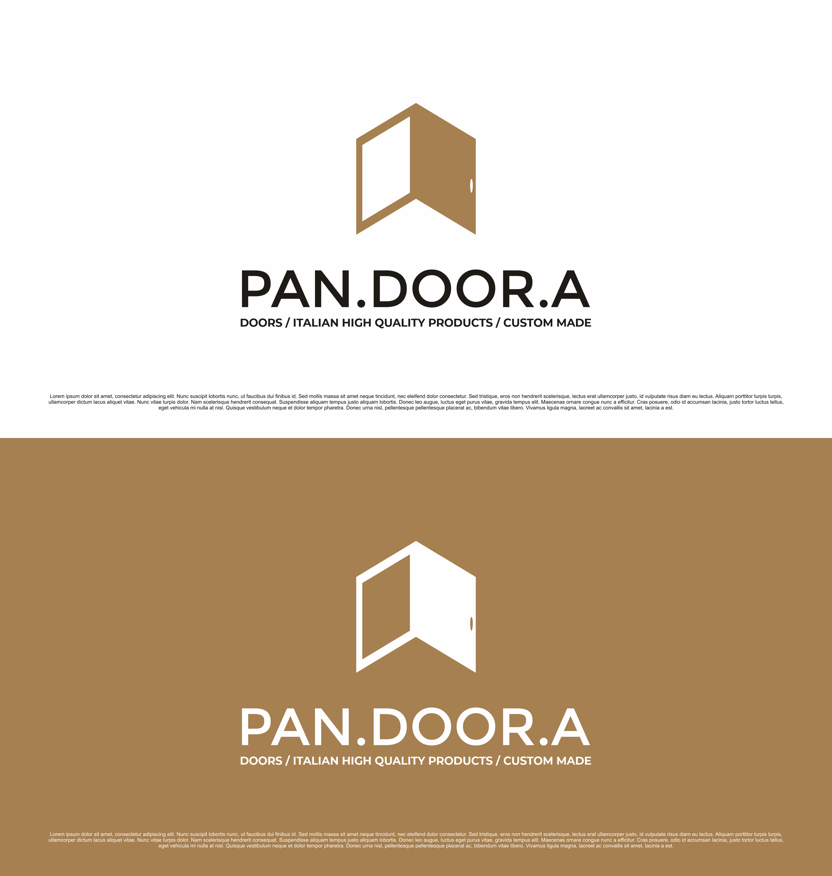 Logo Design by saesean for PAN.DOOR.A. DI ANGHEL ANTON | Design #29772238