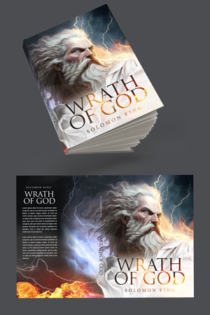 Cover for novel entitled Wrath of God