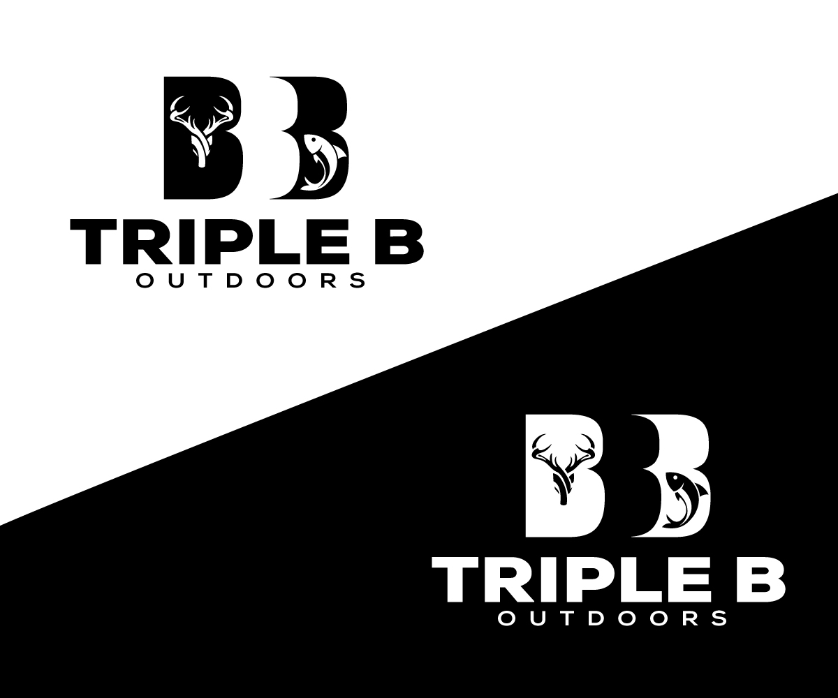 Logo Design by Paint-Tools for Bass, Bucks, And Birds | Design #29772136