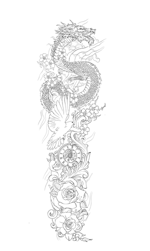 Tattoo Design by ELAMANTS for this project | Design: #29804161