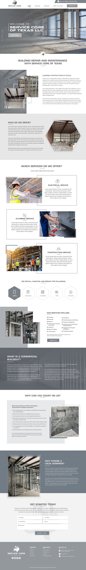 Diseño Web por Blue Sparrow para este proyecto | Diseño: #29782699