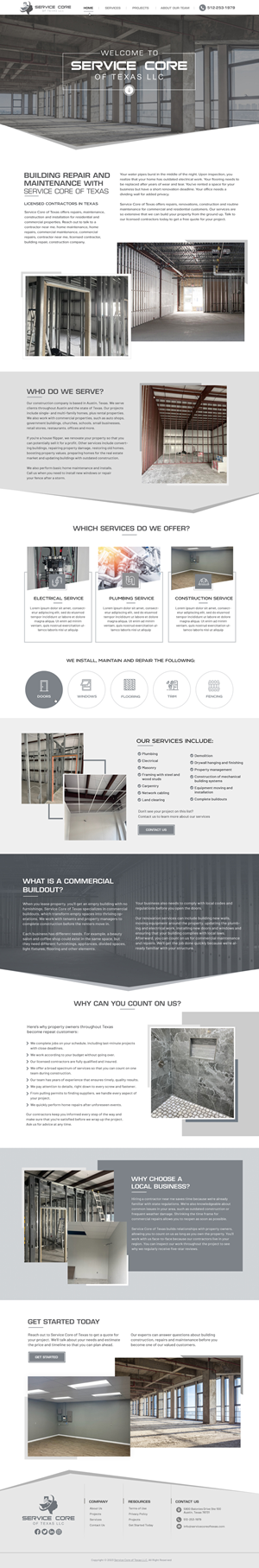 Diseño Web por Blue Sparrow para este proyecto | Diseño: #29785000