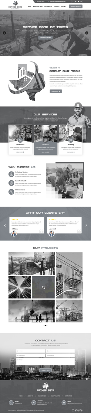 Web Design by James 144 for this project | Design #29780179