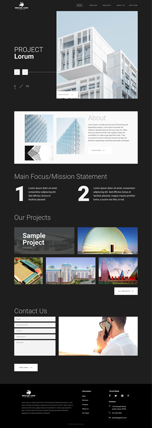 Diseño Web por Syed Amir Hamza para este proyecto | Diseño: #29781277