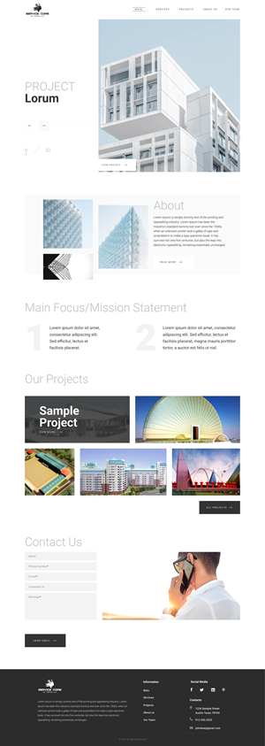 Diseño Web por Syed Amir Hamza para este proyecto | Diseño: #29781279