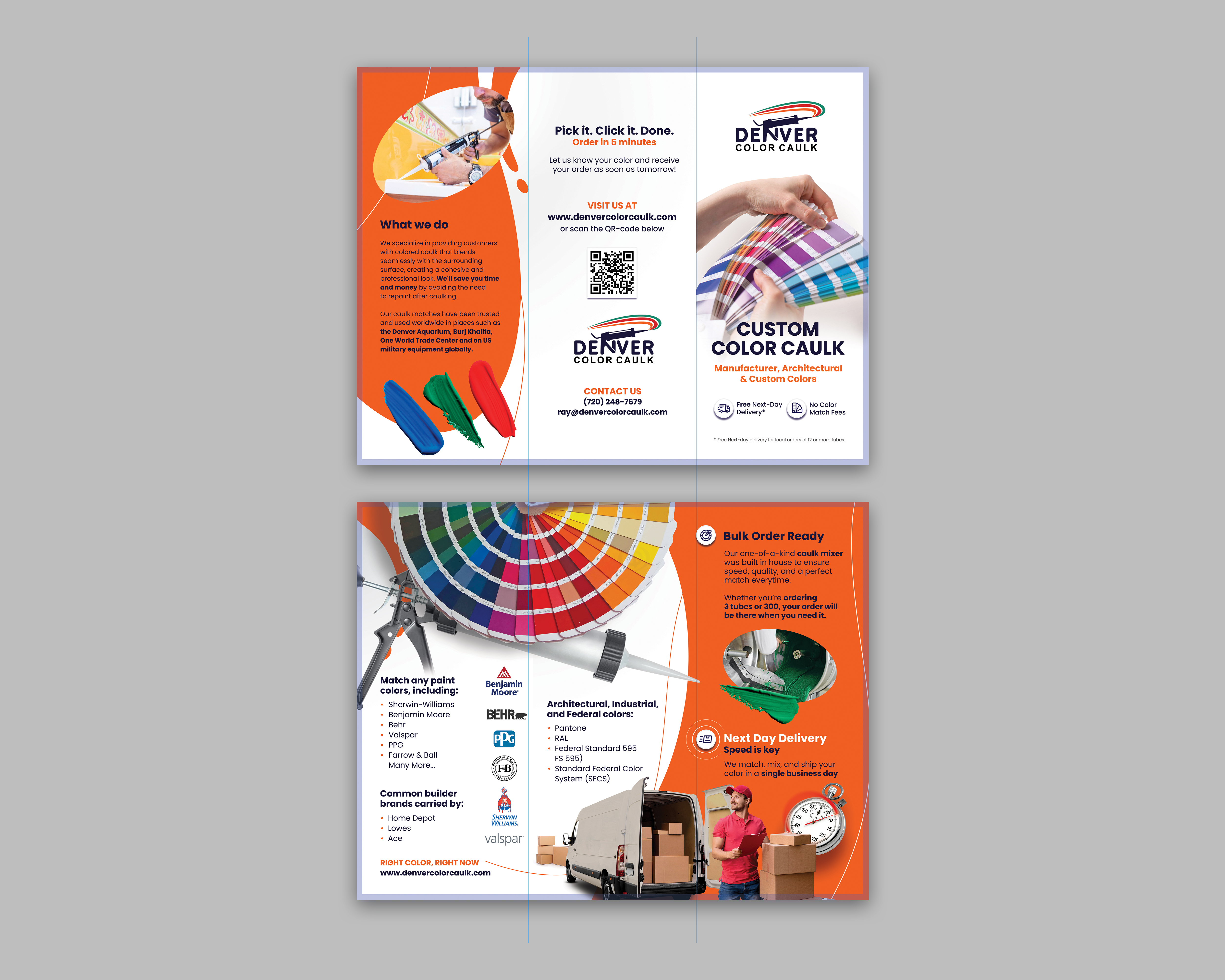 Diseño de Flyer por Oleksandra Den para Denver Color Caulk | Diseño #29911960