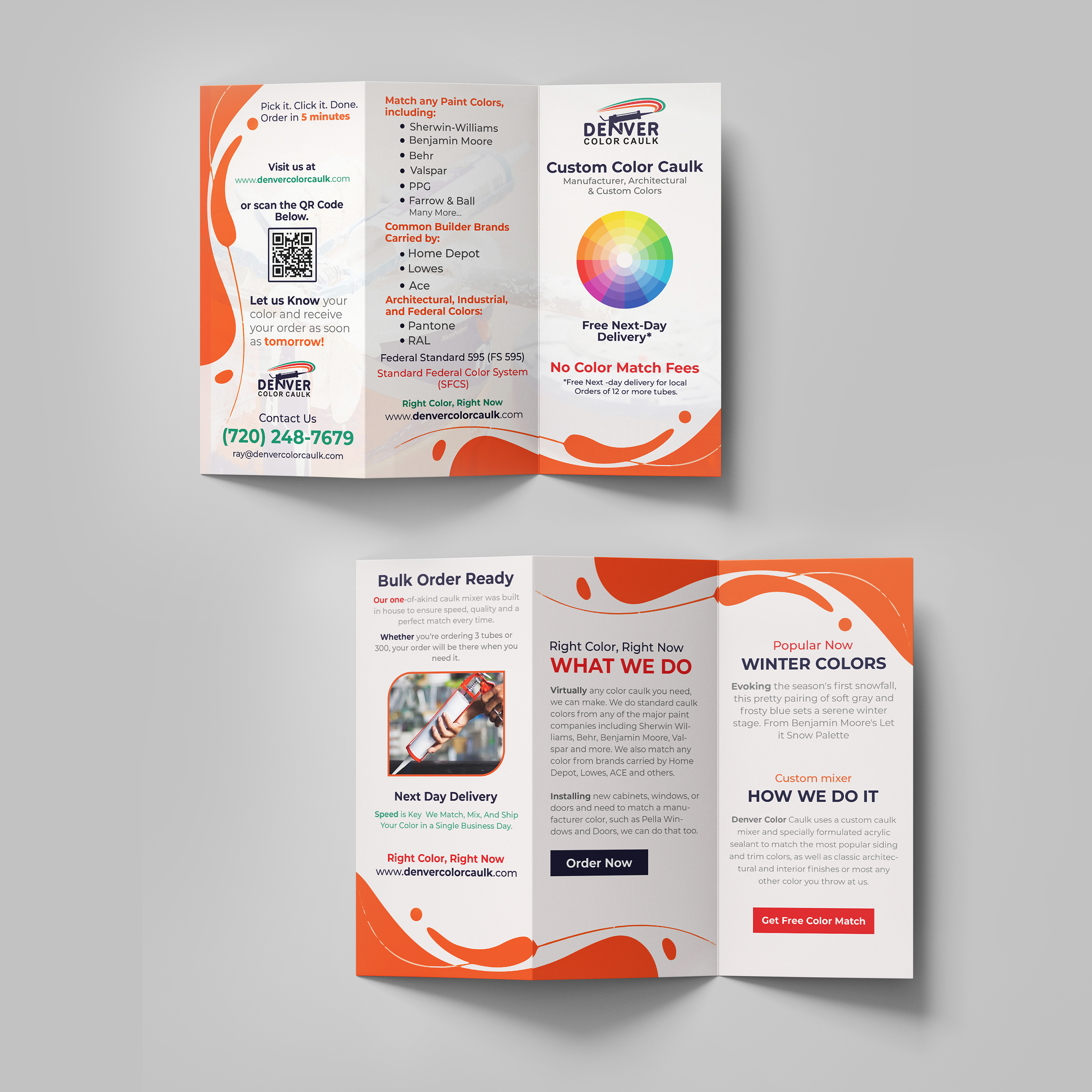 Flyer Design by abu931102 for Denver Color Caulk | Design #29790912