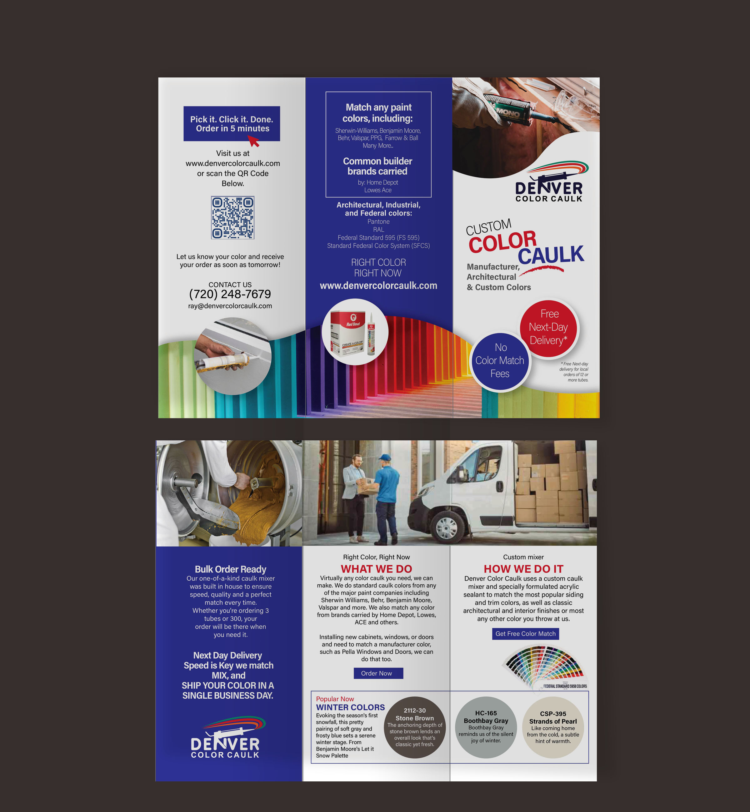 Flyer Design by Ayesha graphic for Denver Color Caulk | Design #29789602