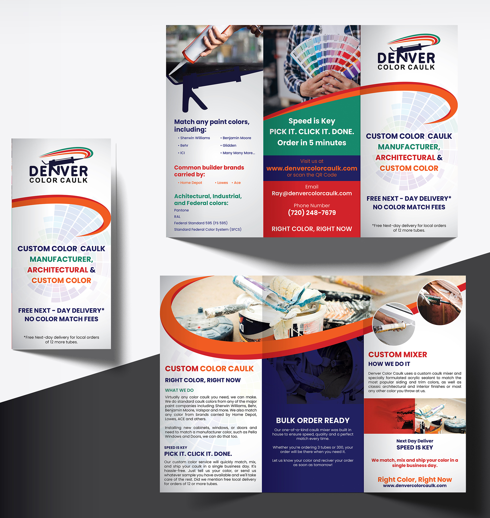 Flyer Design by creativemood438 for Denver Color Caulk | Design #29802624