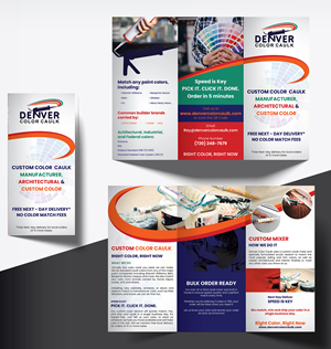 Flyer Design by creativemood438 for Denver Color Caulk | Design: #29802624