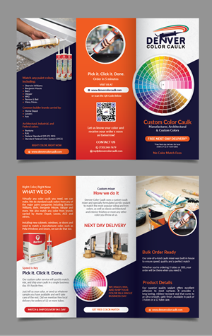 Flyer Design by alex989 for Denver Color Caulk | Design: #29798358