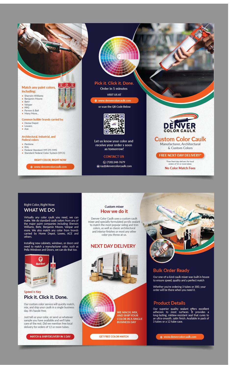 Flyer Design by alex989 for Denver Color Caulk | Design #29798481