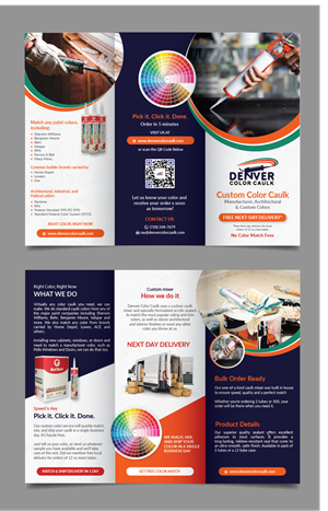 Flyer Design by alex989 for Denver Color Caulk | Design: #29798481