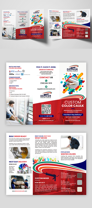 Flyer Design by debdesign for Denver Color Caulk | Design: #29782692