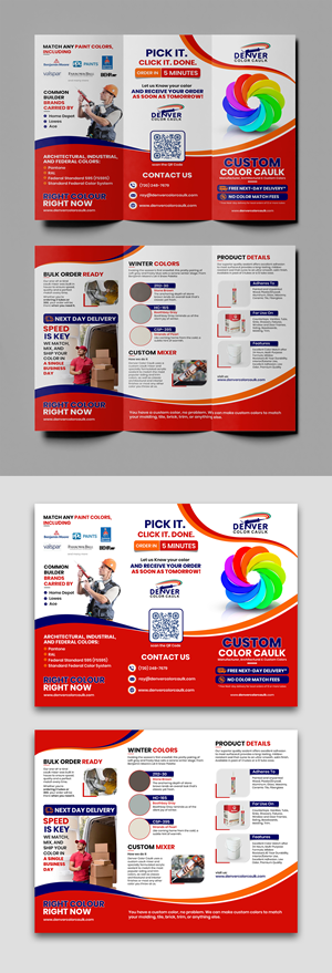 Flyer Design by debdesign for Denver Color Caulk | Design: #29783047