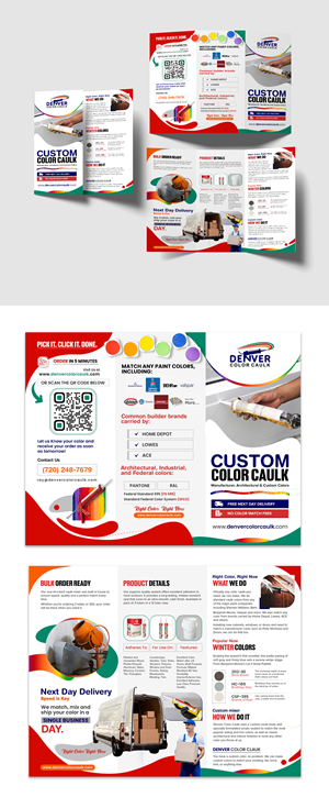 Flyer Design by debdesign for Denver Color Caulk | Design: #29783161