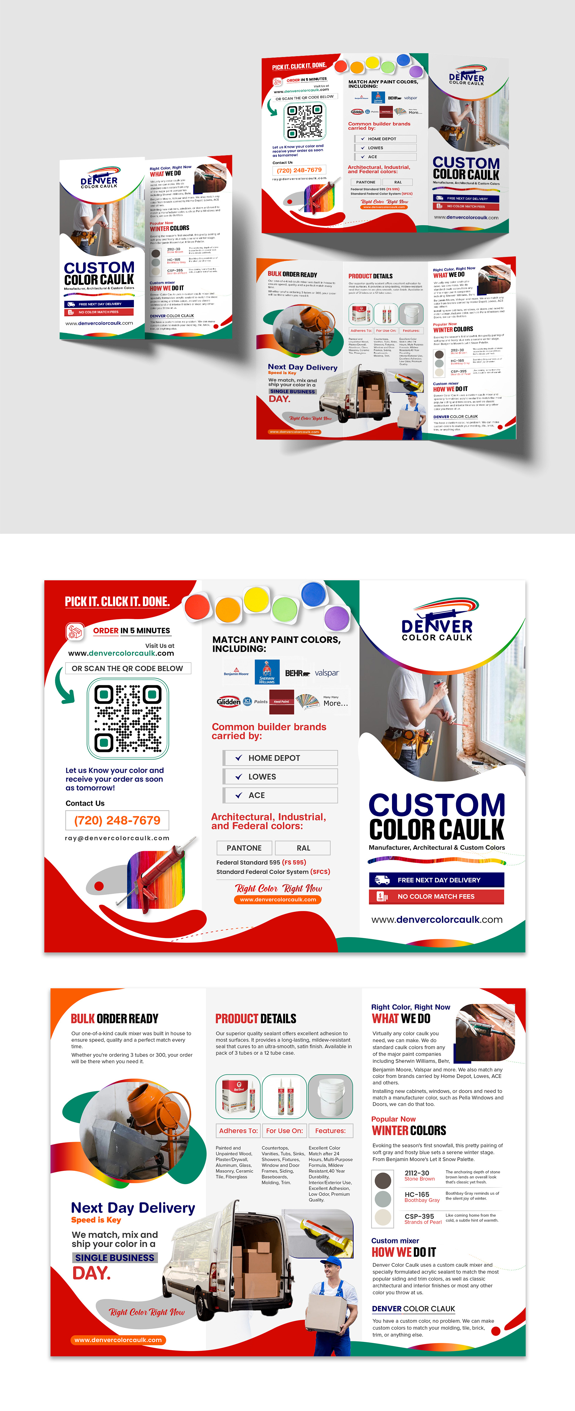 Flyer Design by debdesign for Denver Color Caulk | Design #29783162