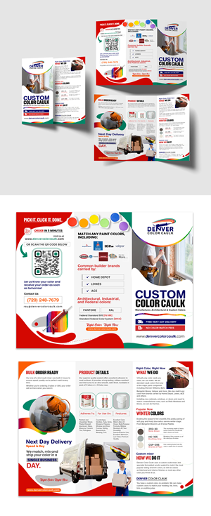 Flyer Design by debdesign for Denver Color Caulk | Design: #29783162