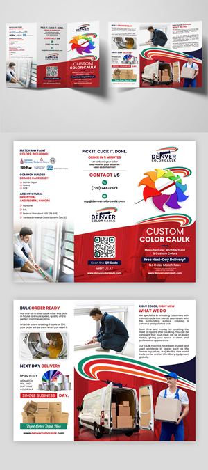 Flyer Design by debdesign for Denver Color Caulk | Design: #29828131