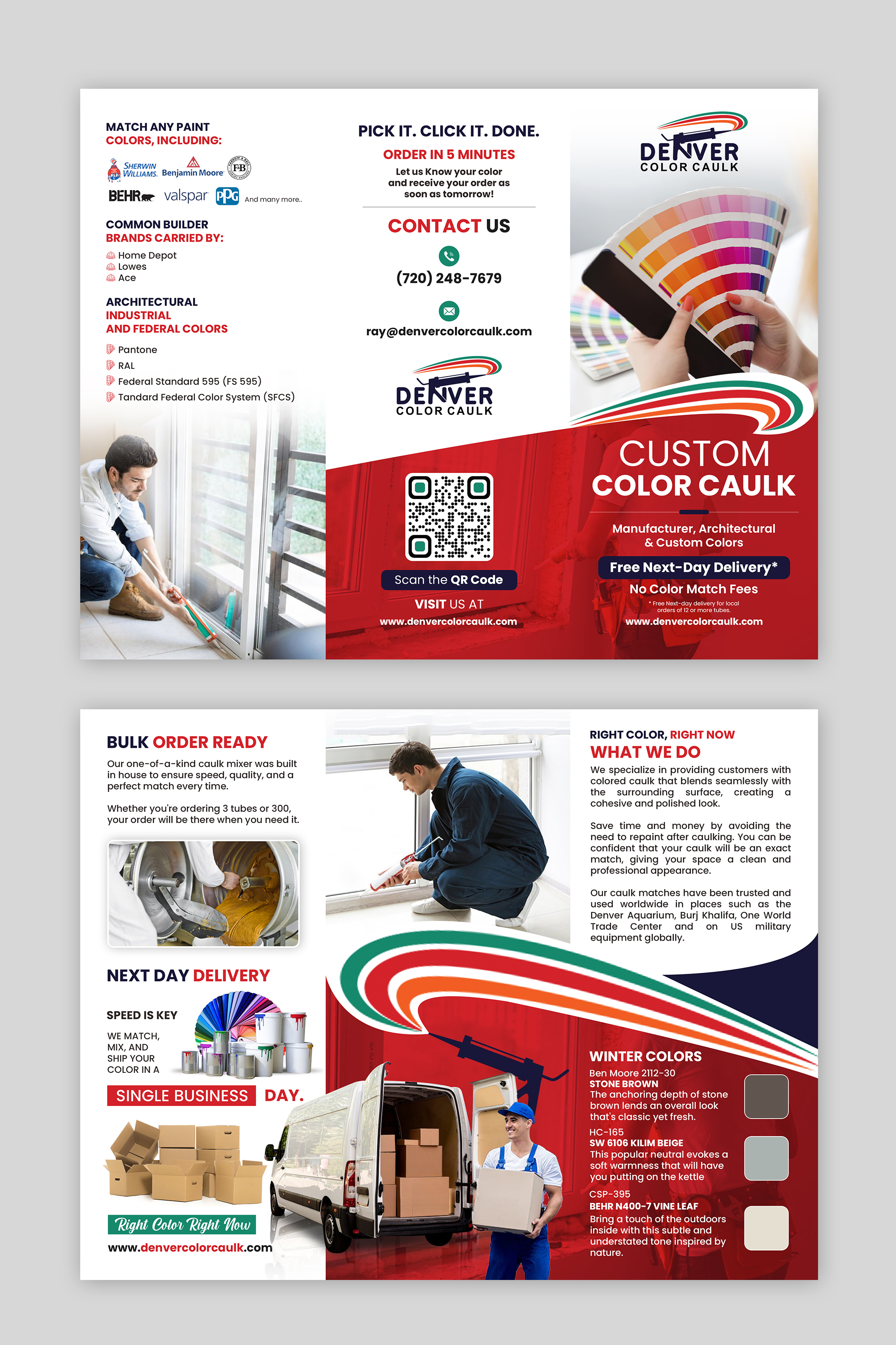 Flyer Design by debdesign for Denver Color Caulk | Design #29856508